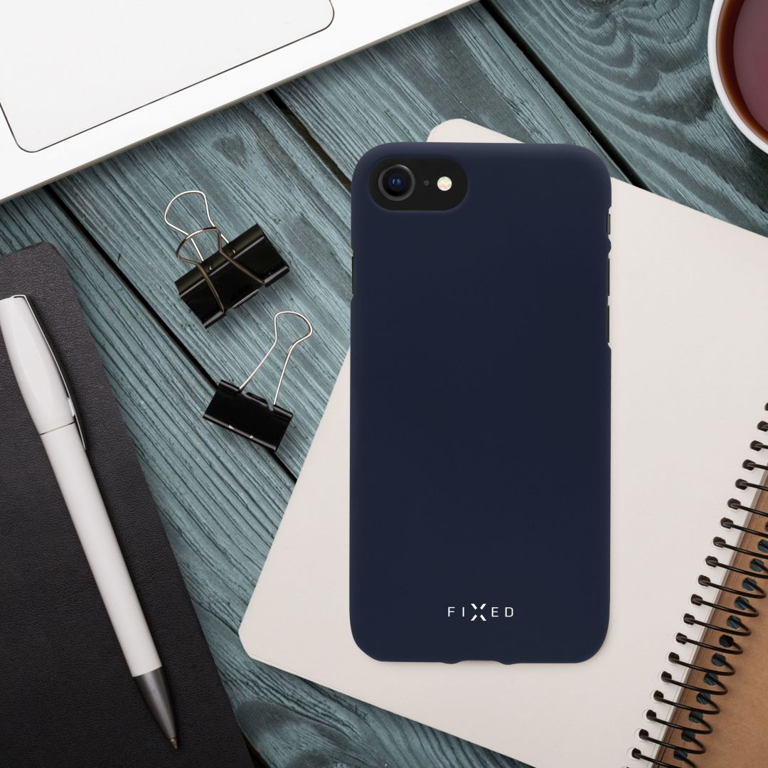 FIXED Rubber back cover Story for Xiaomi Mi9 SE, blue