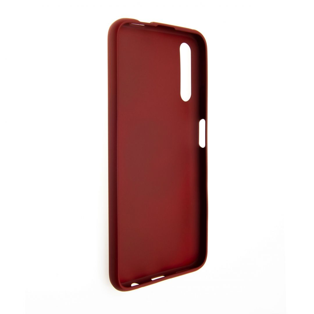 FIXED Rubber back cover Story for Huawei P Smart Pro (2019), red