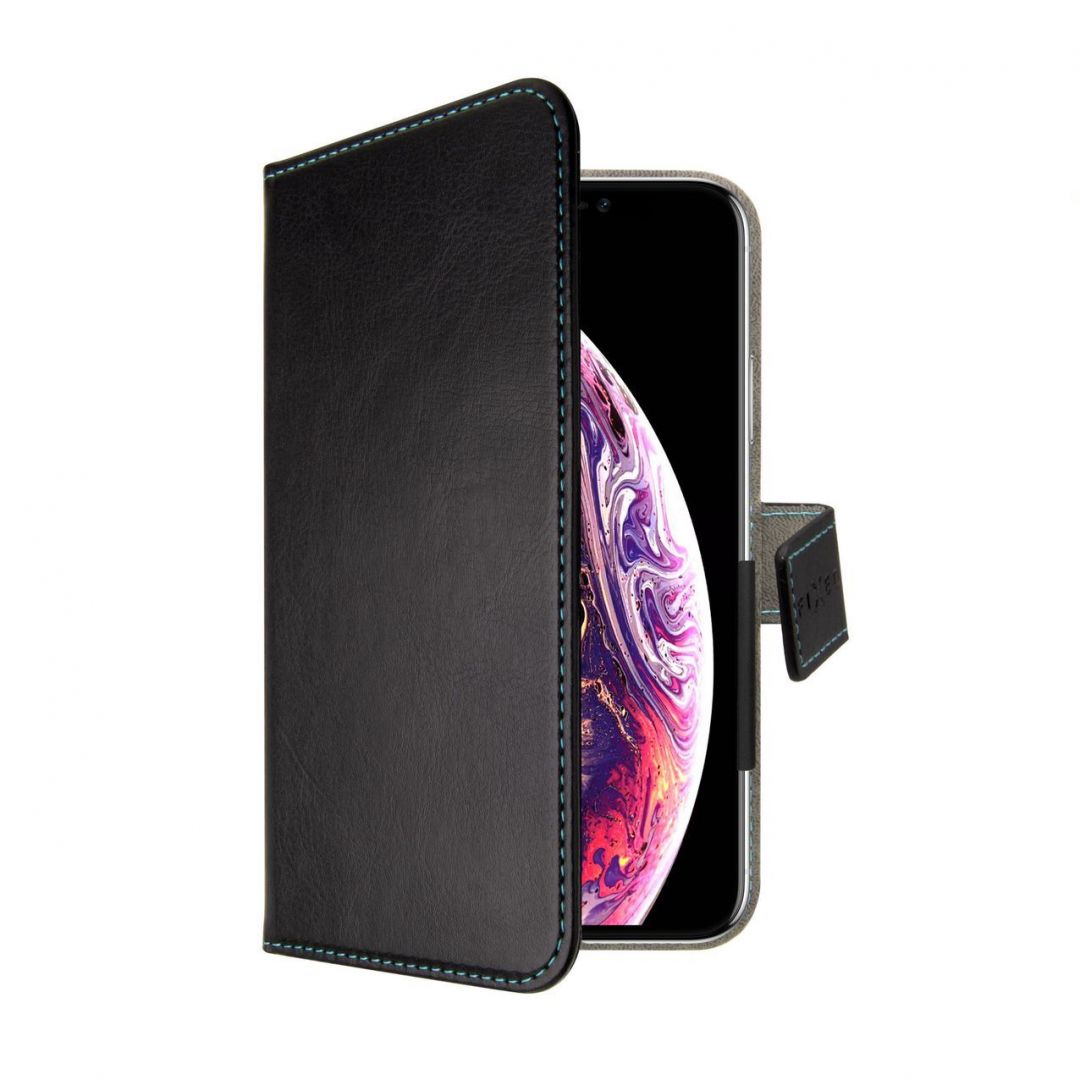 FIXED Universal housing Novel for phones 5" - 5,7", PU leather, black