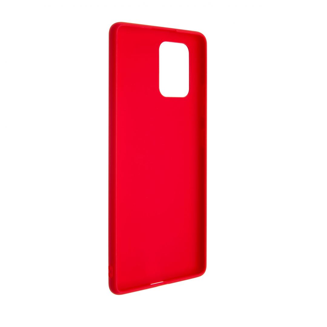 FIXED Rubber back cover Story for Samsung Galaxy S10 Lite, red