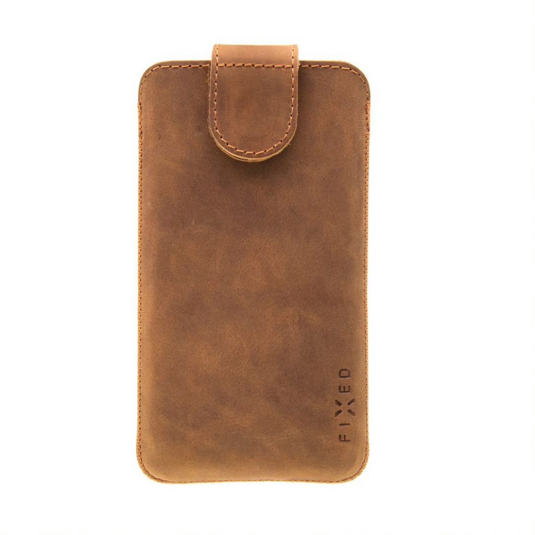 FIXED Leather case Posh, size 3XL, brown