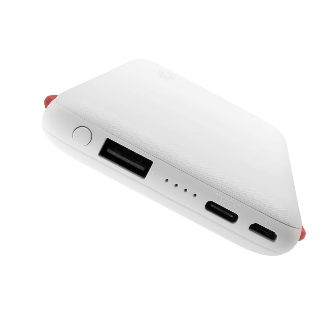 FIXED Powerbank Zen 10,000 with microUSB/USB-C cable, 10,000 mAh, white