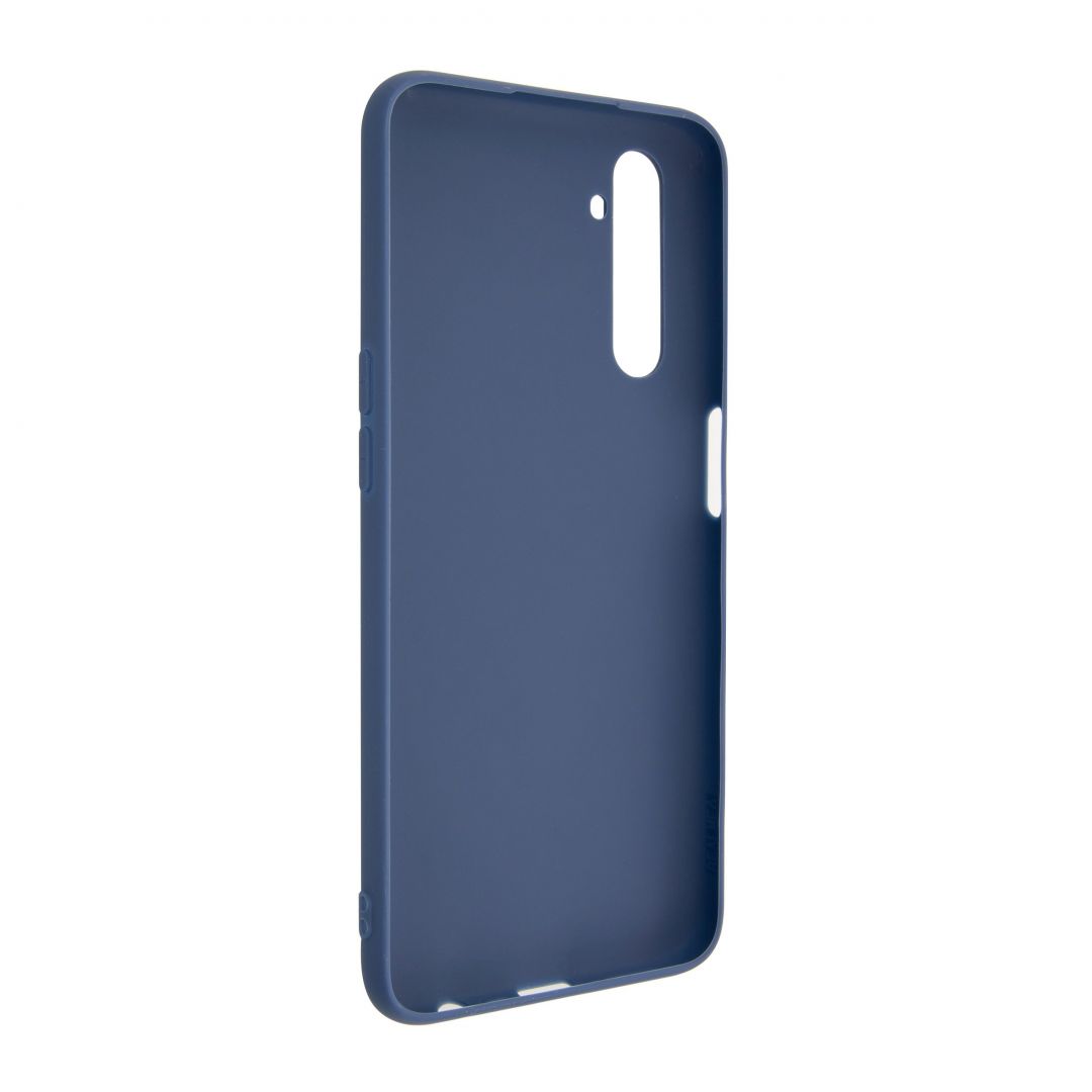 FIXED Rubber back cover Story for Realme 6, blue