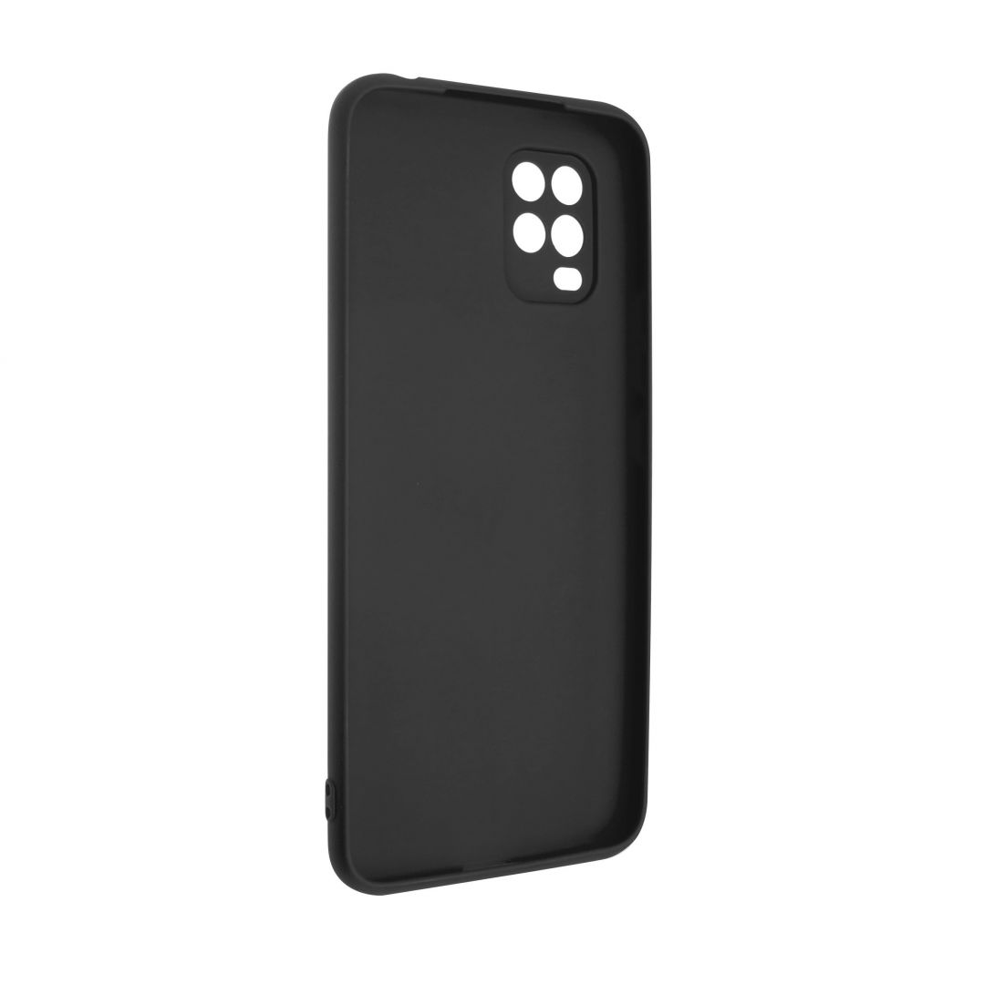 FIXED Rubber back cover Story for Xiaomi Mi10 Lite, black