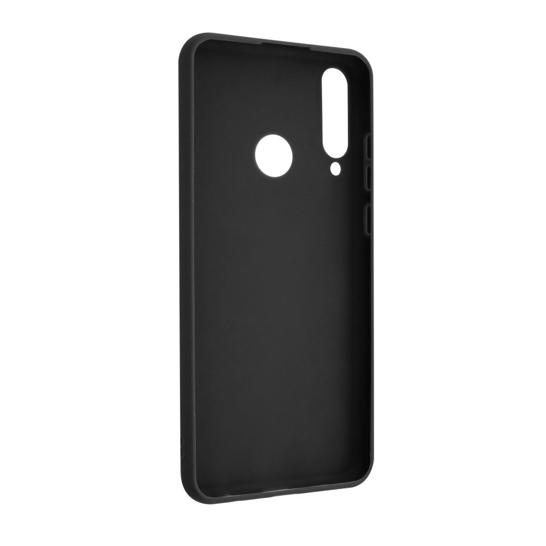 FIXED Rubber back cover Story for Huawei Y6p, black