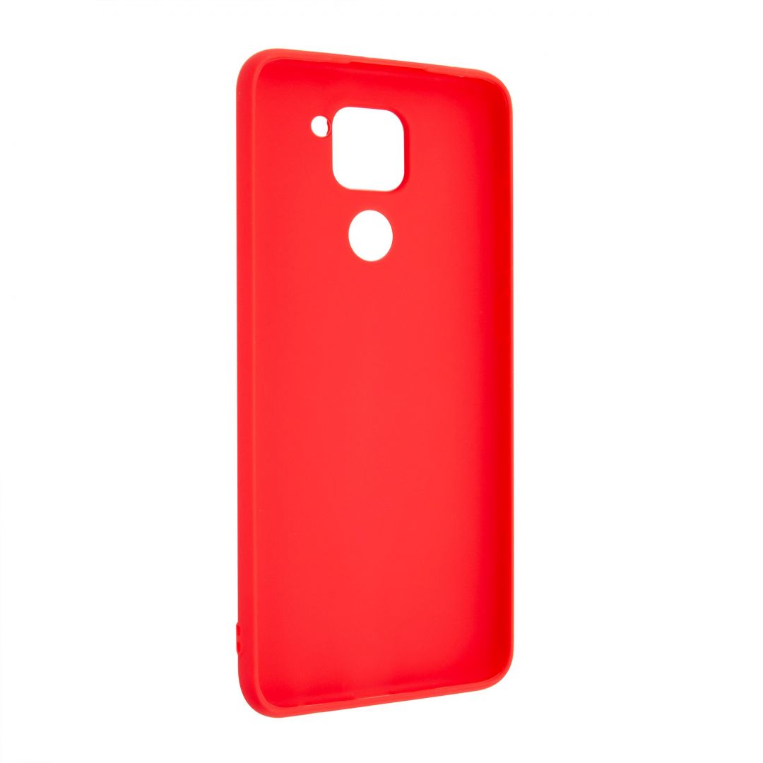 FIXED Rubber back cover Story for Xiaomi Redmi Note 9, red