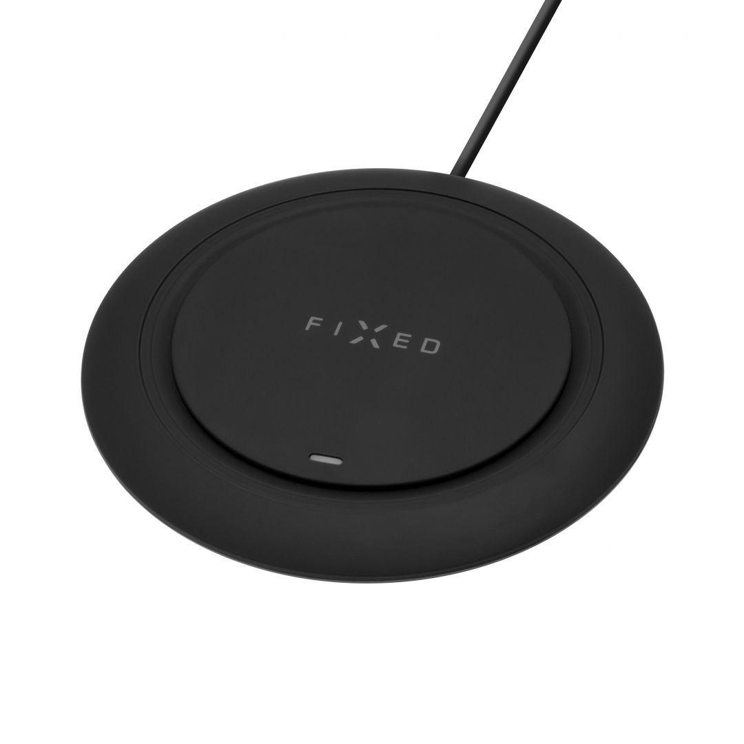 FIXED Pad for wireless charging, black