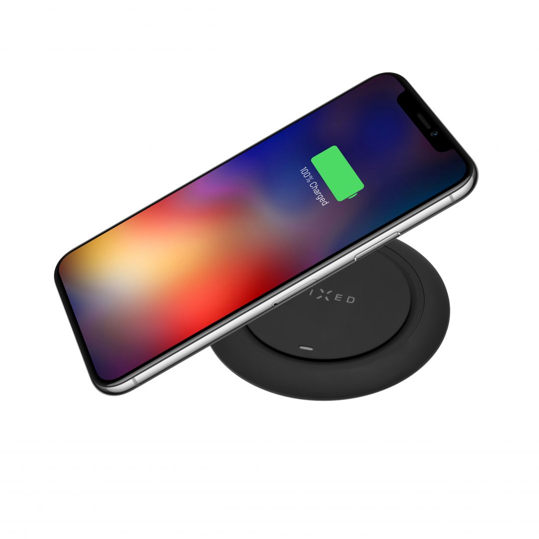 FIXED Pad for wireless charging, black