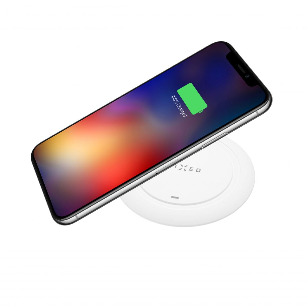 FIXED Pad for wireless charging, white