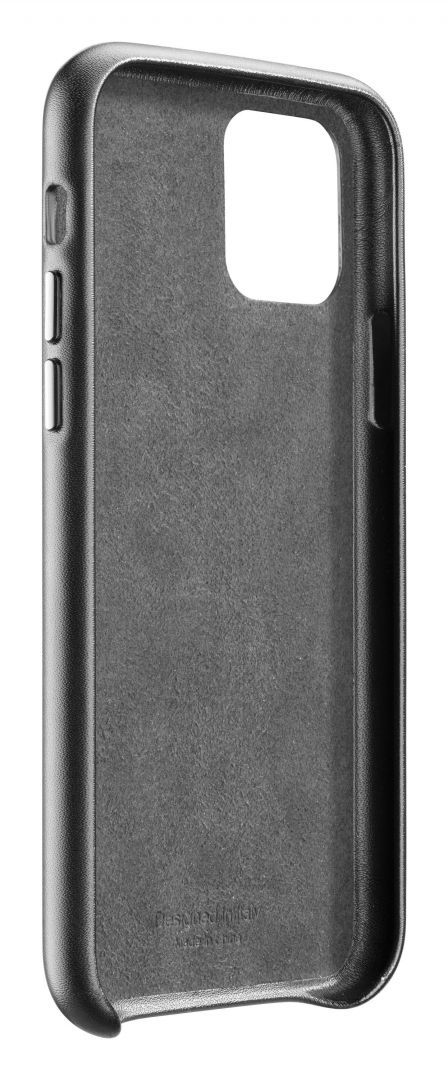 Cellularline Protective cover Elite for Apple iPhone 11, PU leather, black