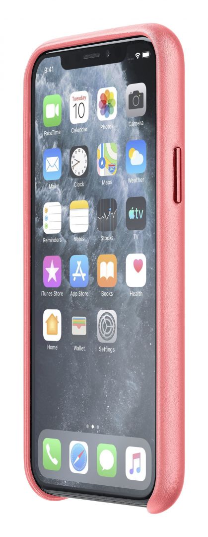 Cellularline Protective cover Elite for Apple iPhone 11 Pro, PU leather, salmon