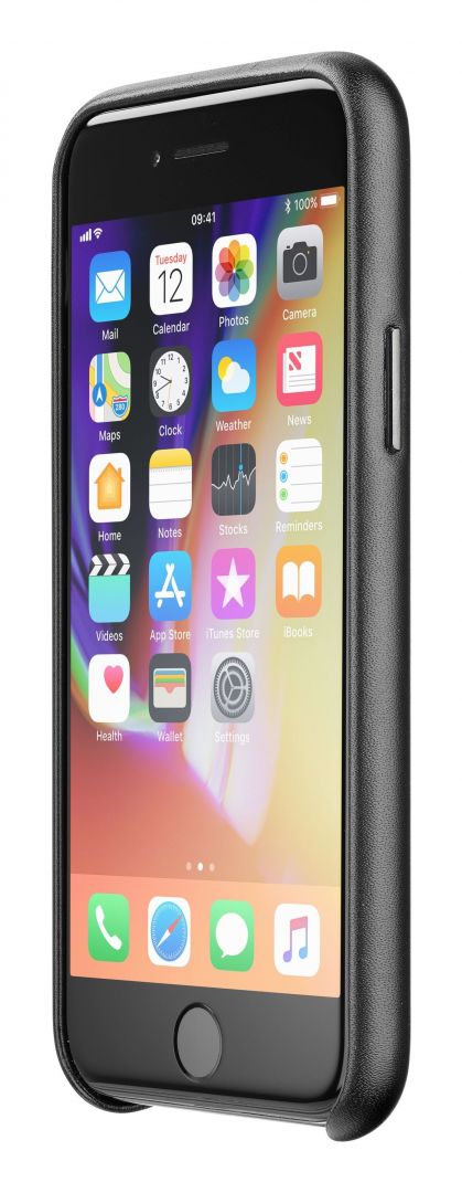 Cellularline Crotective cover Elite for Apple iPhone SE (2020)/8/7/6, PU leather, black