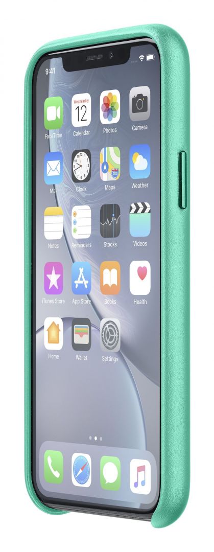 Cellularline Protective cover Elite for Apple iPhone XR, PU leather, green