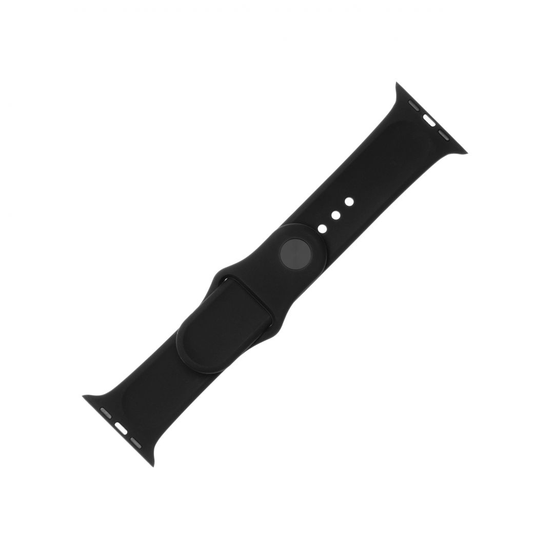 FIXED Silicone strap for Apple Watch 38 mm/40 mm, black