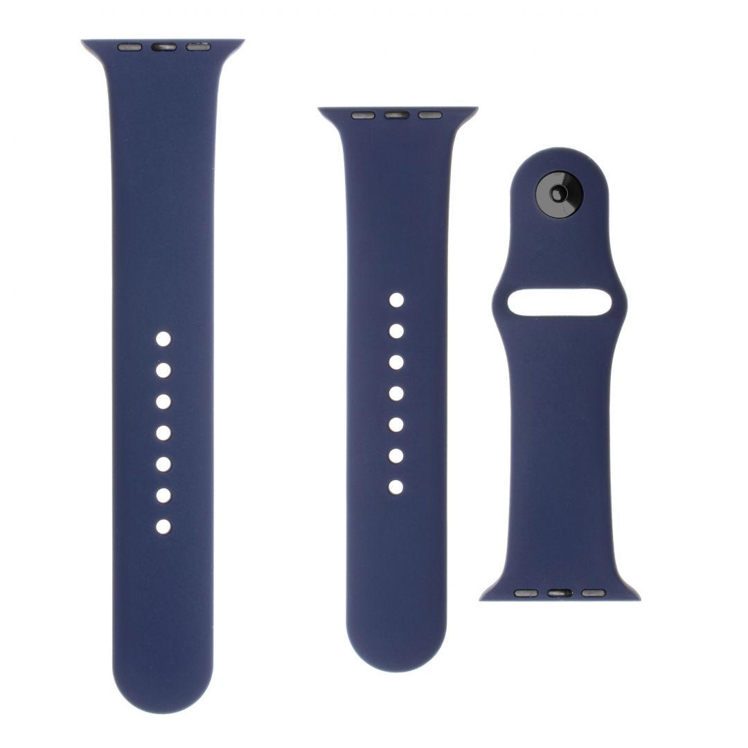 FIXED Silicone strap for Apple Watch 38 mm/40 mm, blue