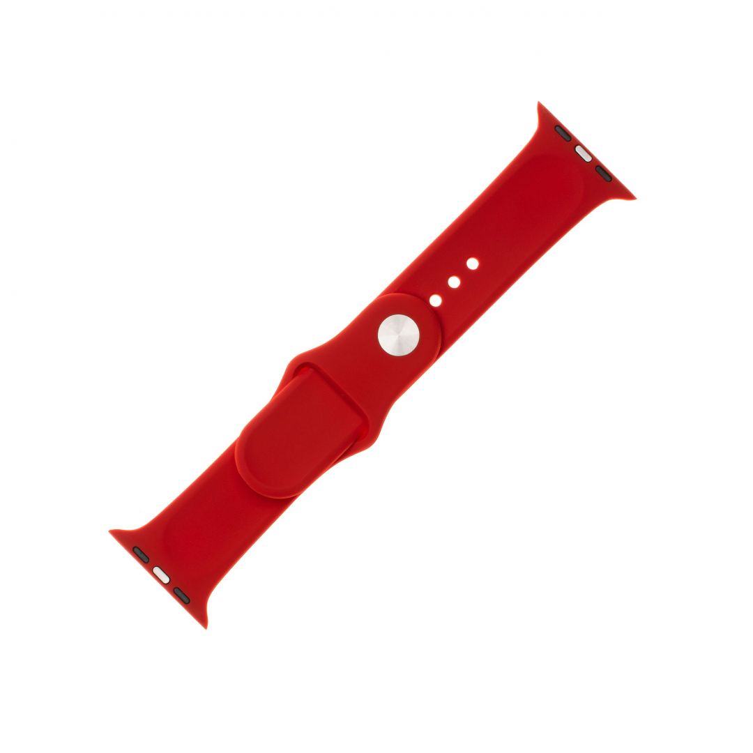 FIXED Silicone strap for Apple Watch 42 mm/44 mm, red