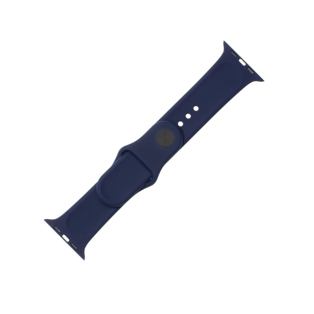 FIXED Silicone strap for Apple Watch 42 mm/44 mm, blue