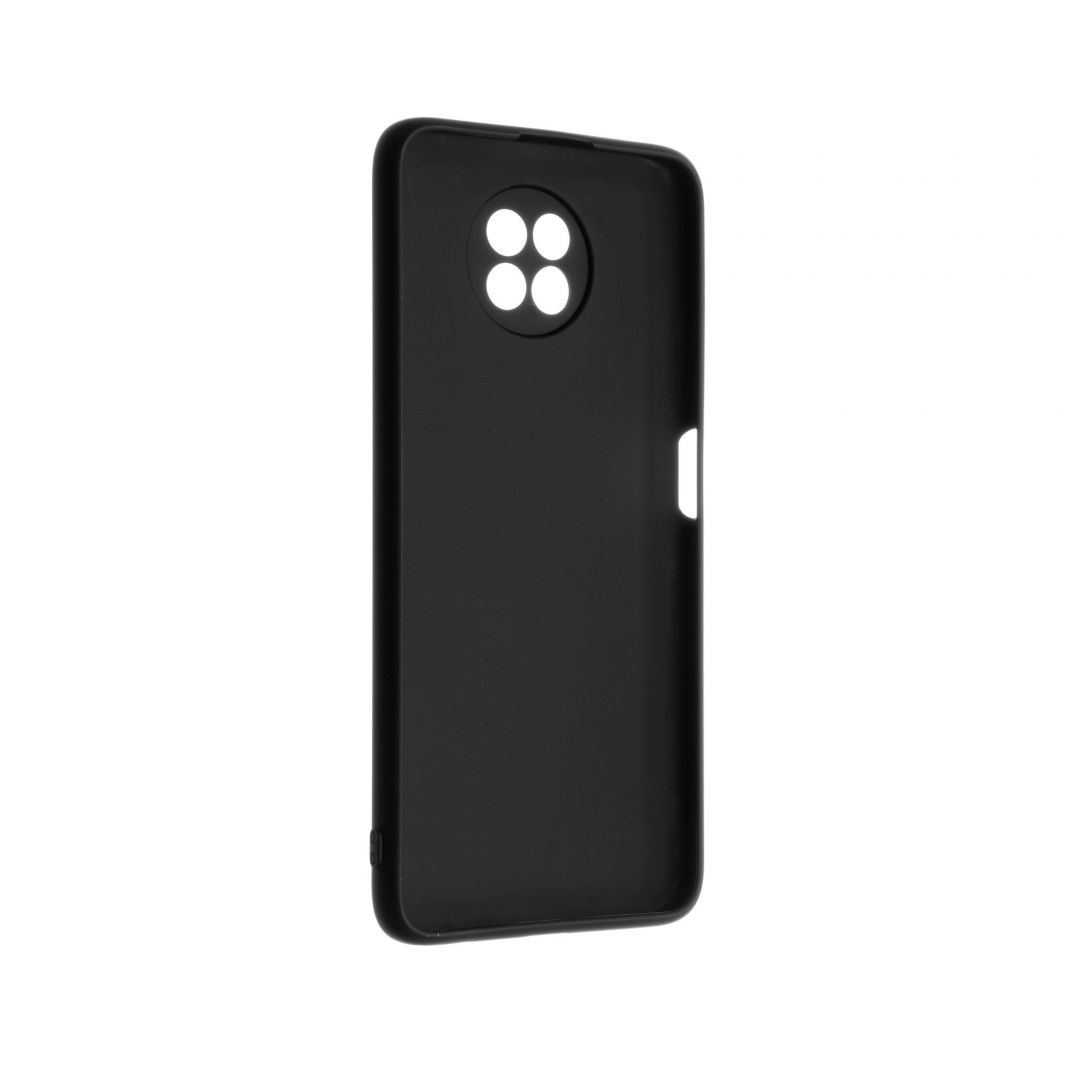 FIXED Back rubberized cover Story for Xiaomi Redmi Note 9T, black