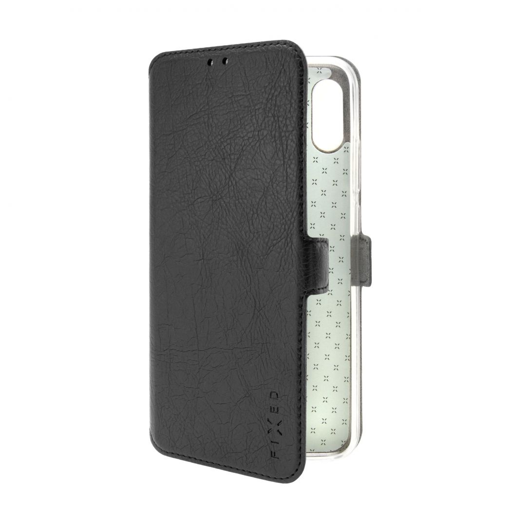 FIXED Thin book case Topic for Xiaomi Redmi 9C, black