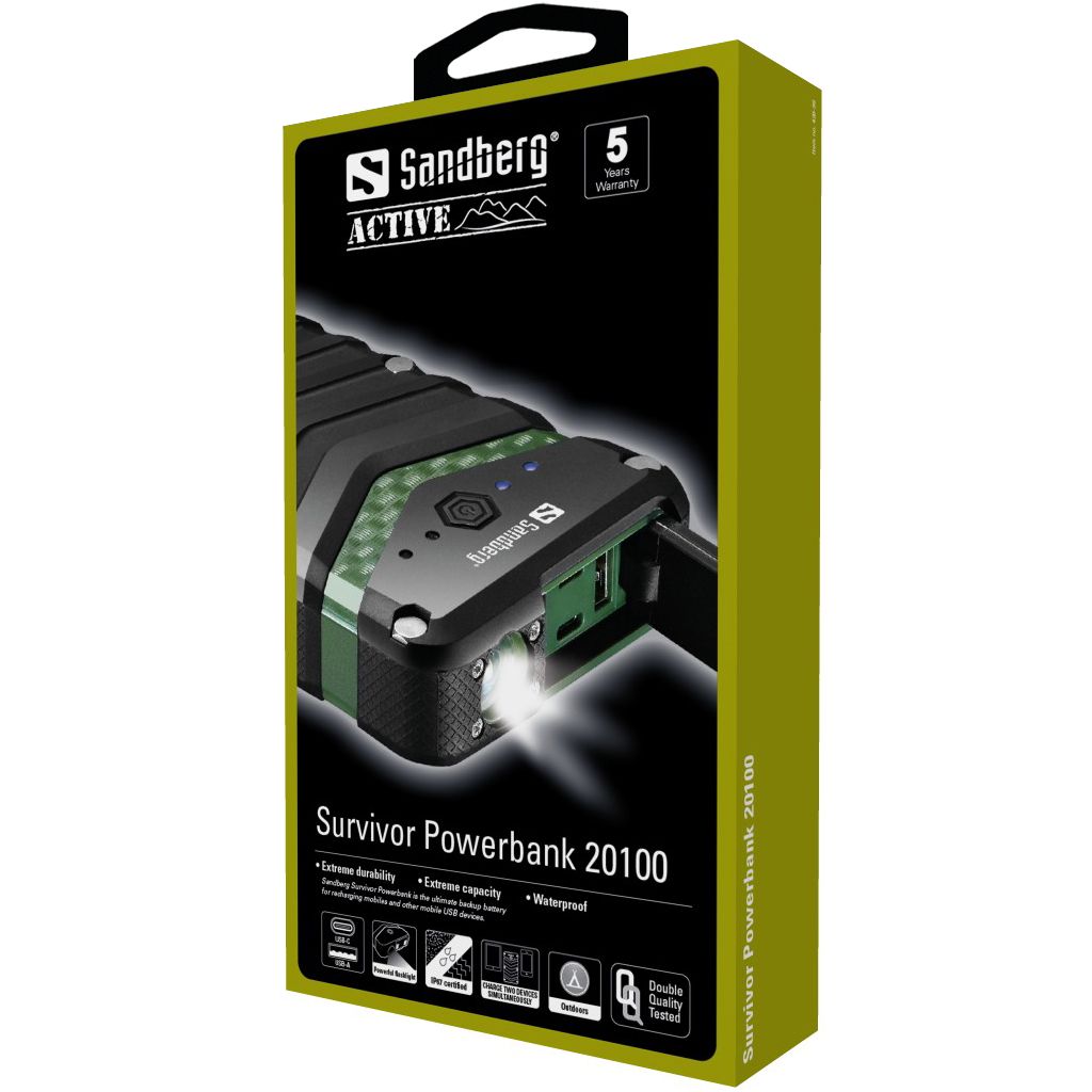 Sandberg Sandberg Survivor Powerbank 20100