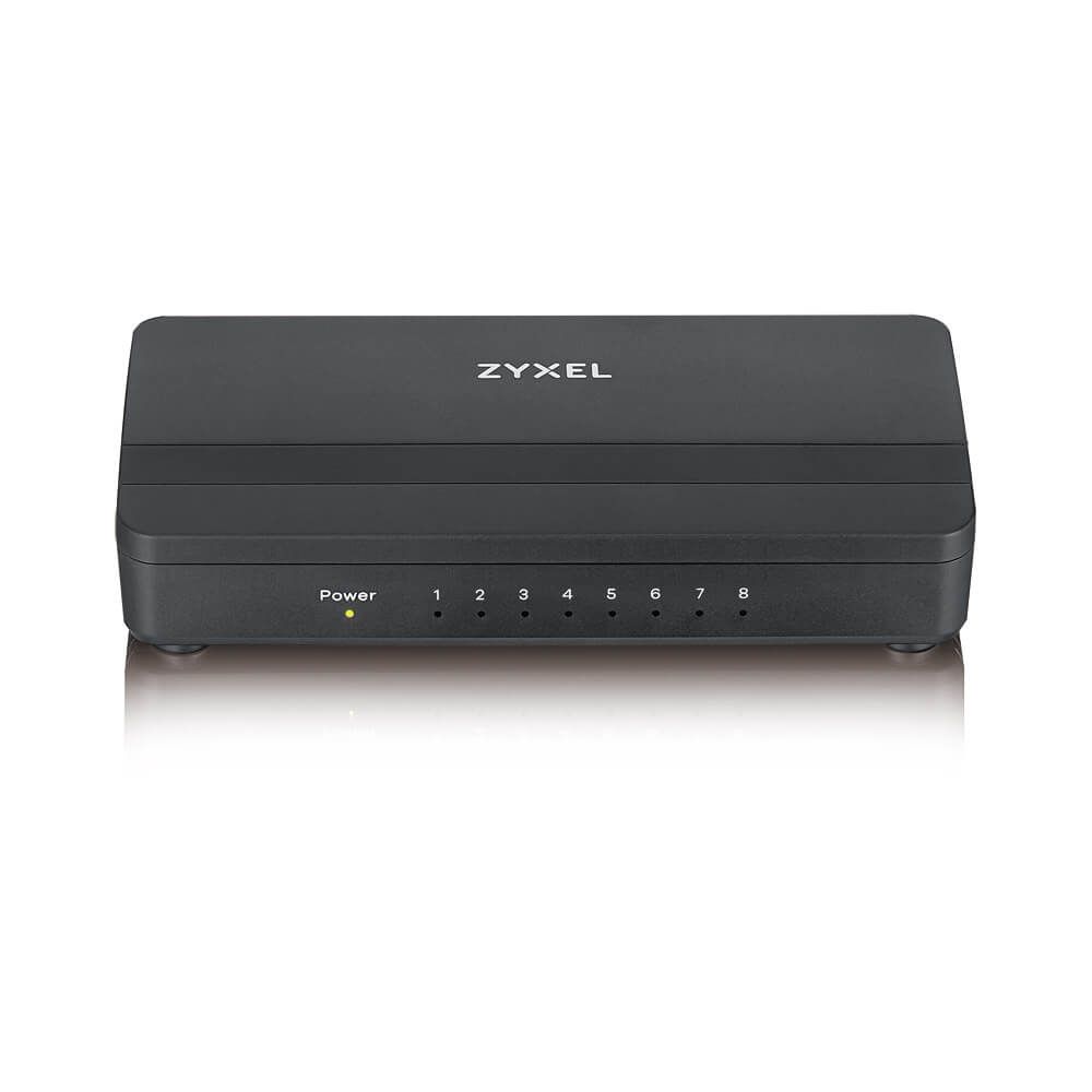 ZyXEL GS-108S v2 Gigabit Switch Black