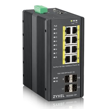 ZyXEL RGS200-12P GbE Managed PoE Switch