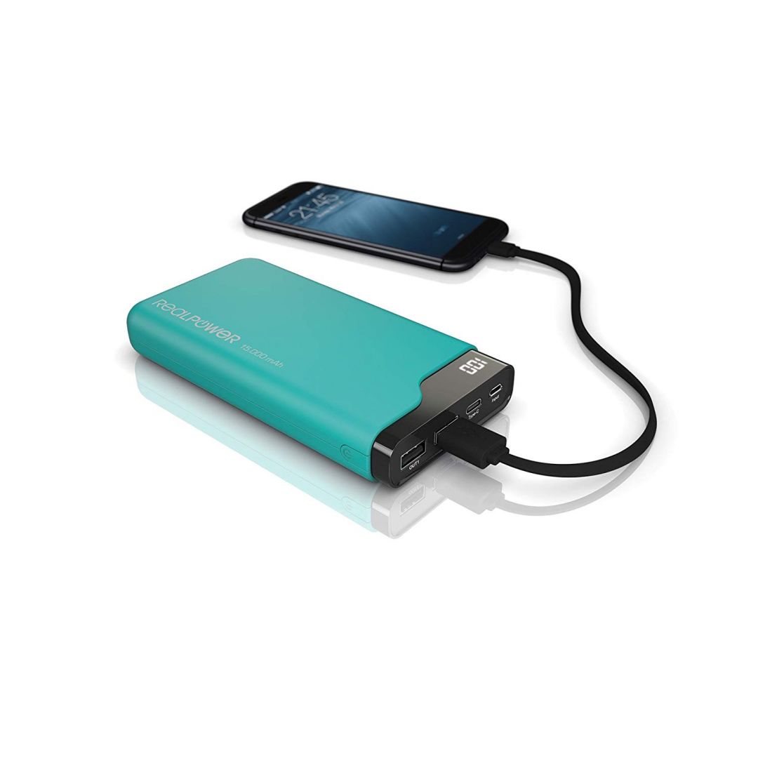 Realpower PB-15000C 15000mAh Green