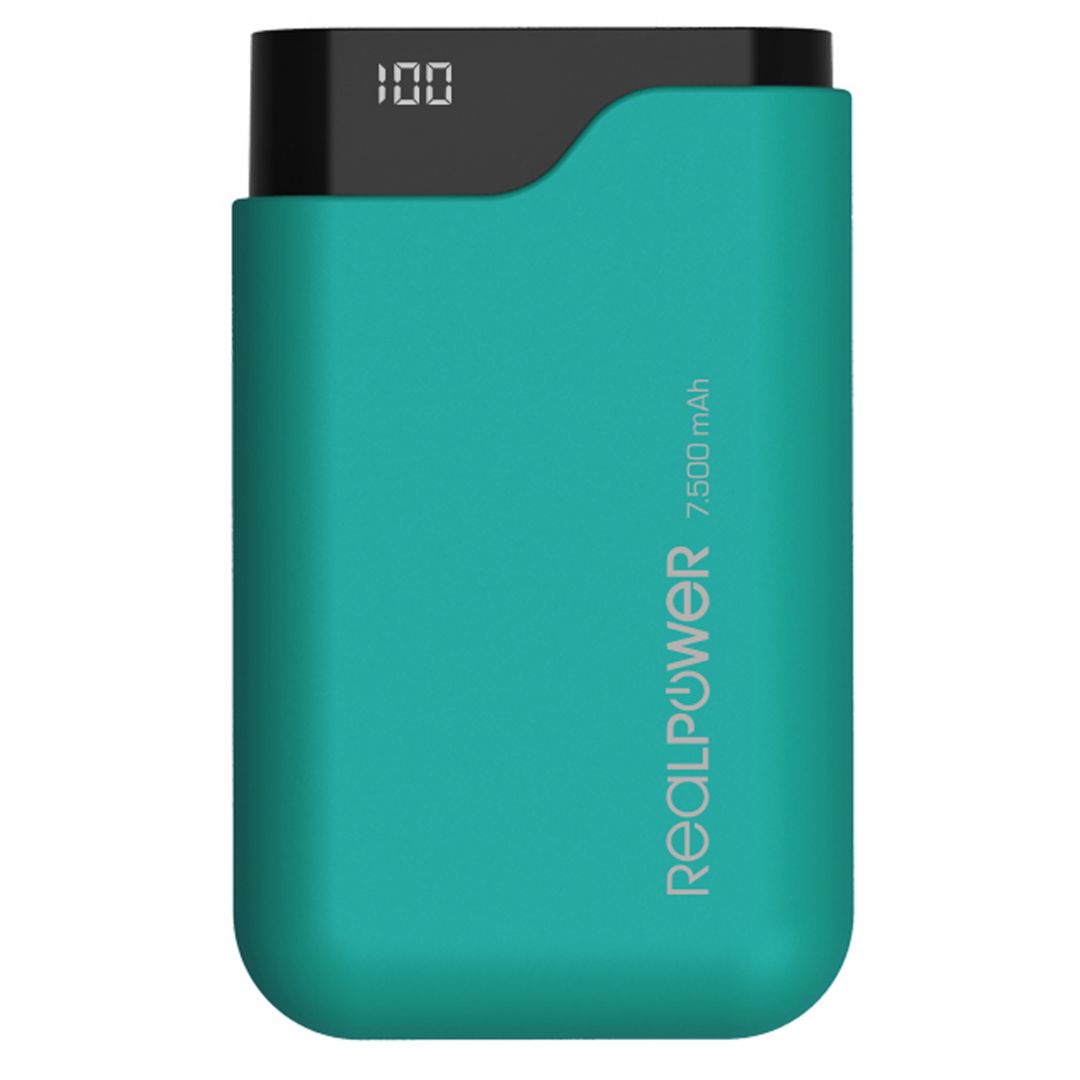 Realpower PB-7500C 7500mAh Green