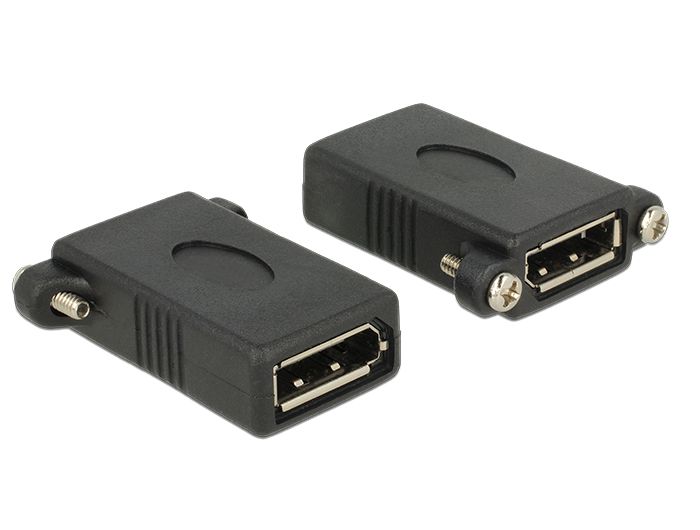 DeLock Adapter DisplayPort 1.1 female > DisplayPort female panel-mount