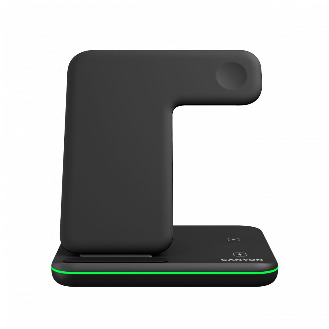 Canyon WS-303 3-in-1 Wireless charging station Black