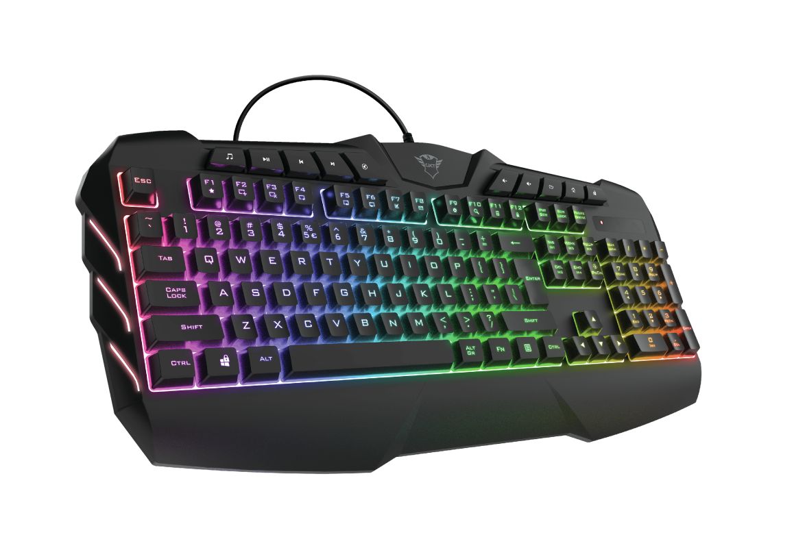 Trust GXT 881 ODYSS Semi-Mechanical Keyboard Black HUN