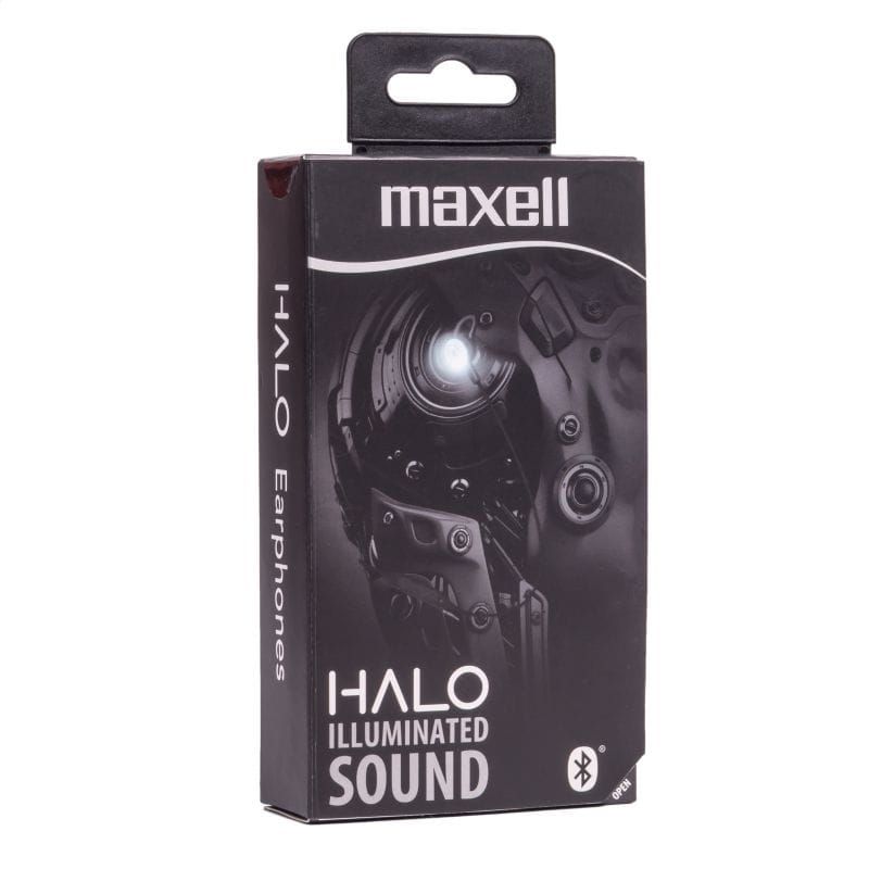 Maxell EB-BT Halo Led Ring Bluetooth Headset Black