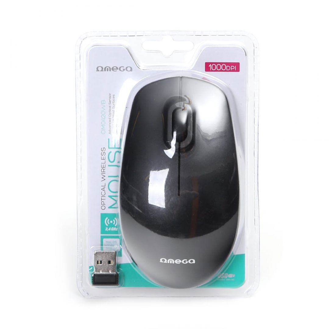 Omega OM-0420 Wireless mouse Black