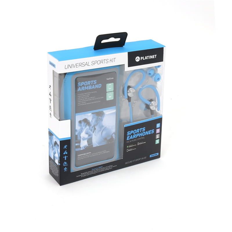 Platinet PM1070 Sport Headset + Arm Band Blue