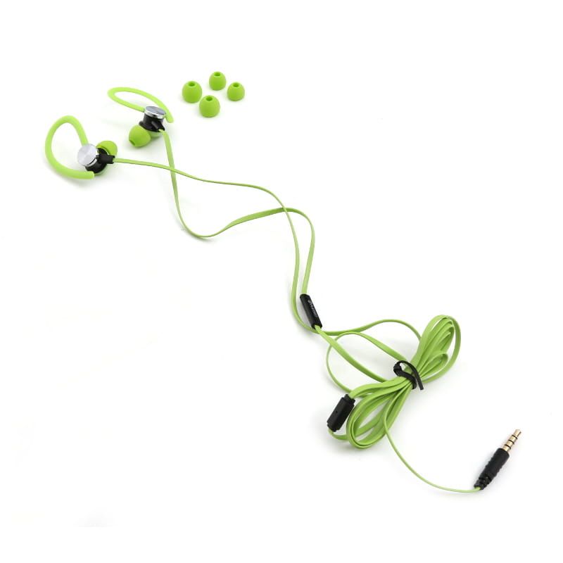 Platinet PM1070 Sport Headset + Arm Band Green