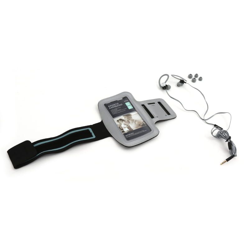 Platinet PM1070 Sport Headset + Arm Band Grey