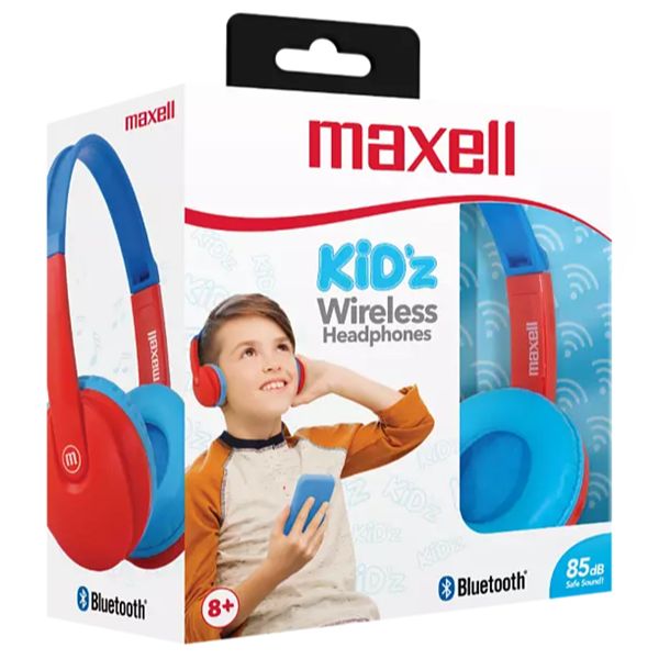 Maxell HP-BT350 BT KIDZ Kids Bluetooth Headset Blue/Red