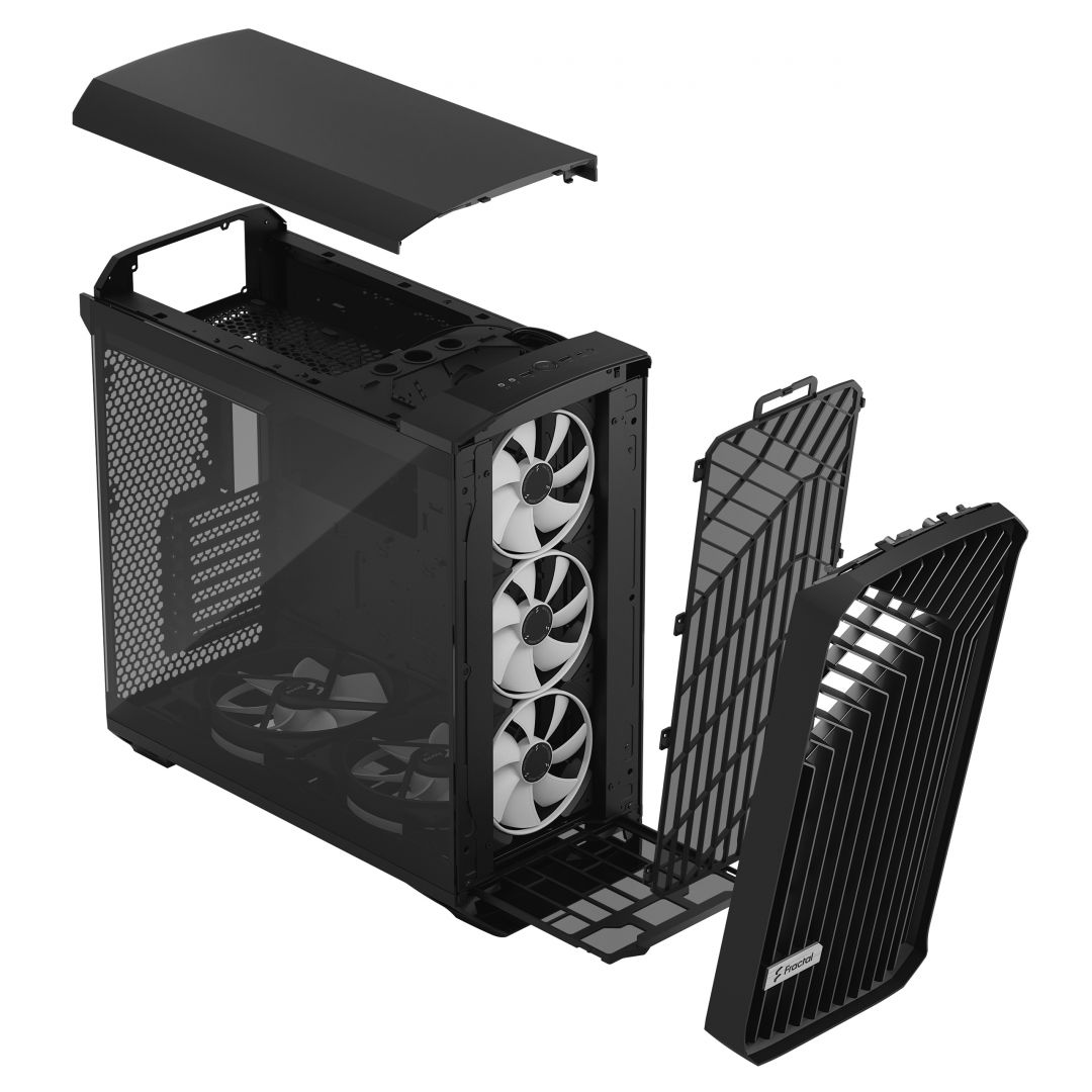 Fractal Design Torrent RGB Tempered Glass Black