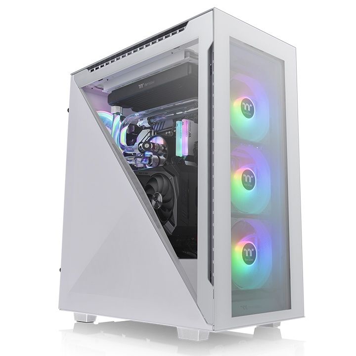 Thermaltake Divider 500 ARGB Tempered Glass Snow White