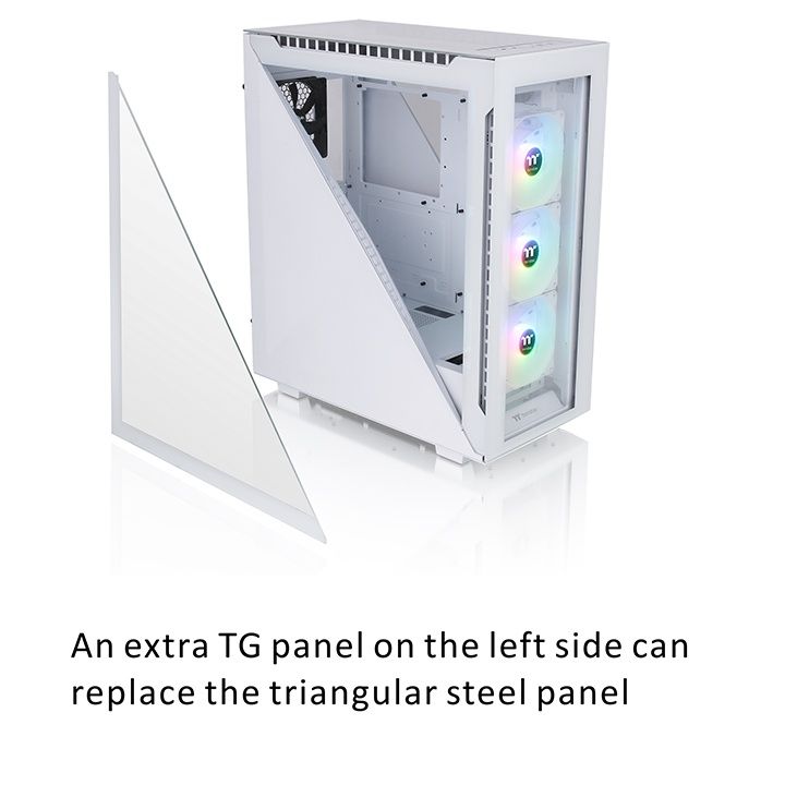 Thermaltake Divider 500 ARGB Tempered Glass Snow White