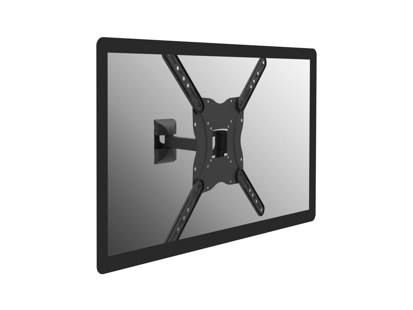 EQuip 23"-55" Pivoting TV Wall Mount Bracket Black