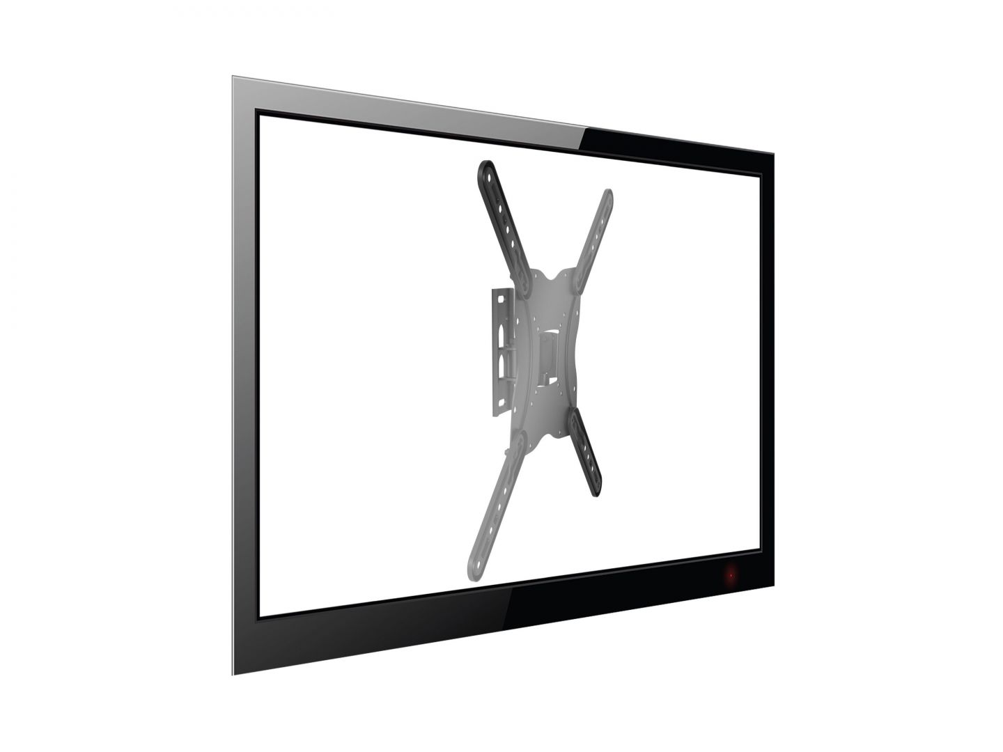 EQuip 23"-55" Articulating TV Wall Mount Bracket Black