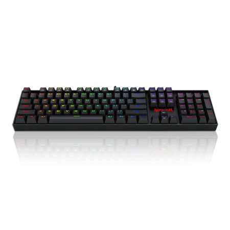 Redragon Mitra RGB Backlit Mechanical Keyboard Red Switches Black HU