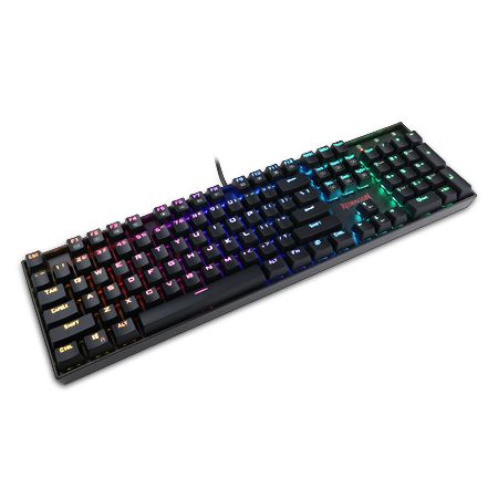 Redragon Mitra RGB Backlit Mechanical Keyboard Red Switches Black HU