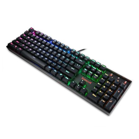 Redragon Mitra RGB Backlit Mechanical Keyboard Red Switches Black HU