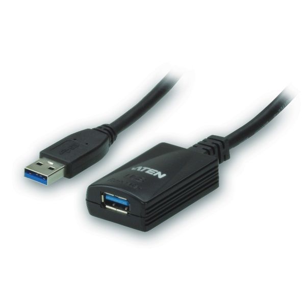 ATEN UE350A USB3.0 Extender cable 5m Black