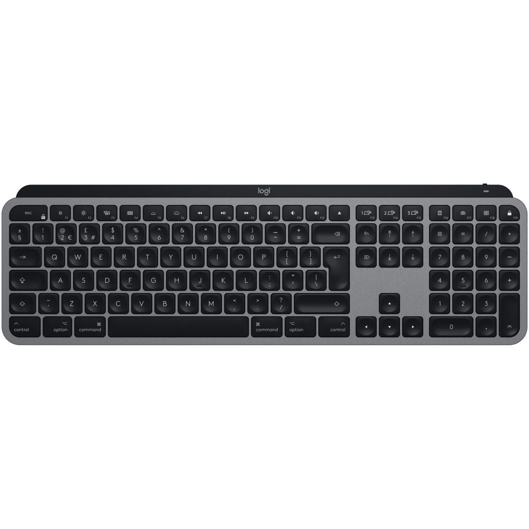 Logitech MX Keys for Mac Advanced Wireless Illuminated Keyboard Space Grey US