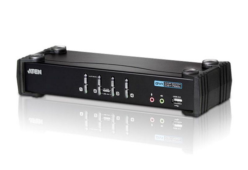 ATEN CS1764A 4-Port USB DVI/Audio KVMP Switch