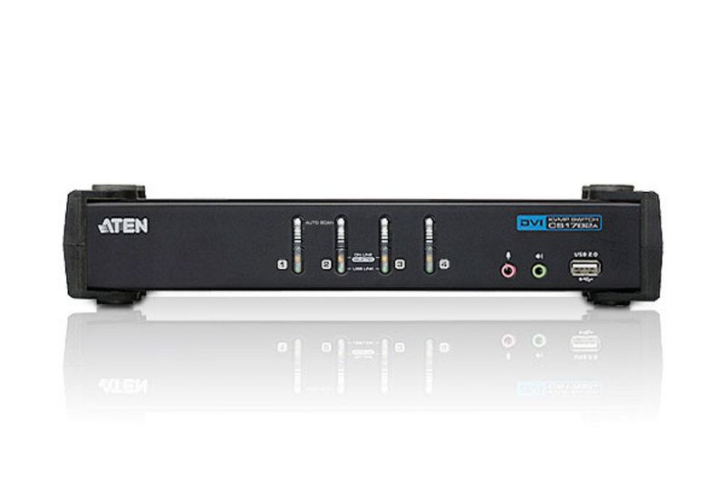 ATEN CS1764A 4-Port USB DVI/Audio KVMP Switch