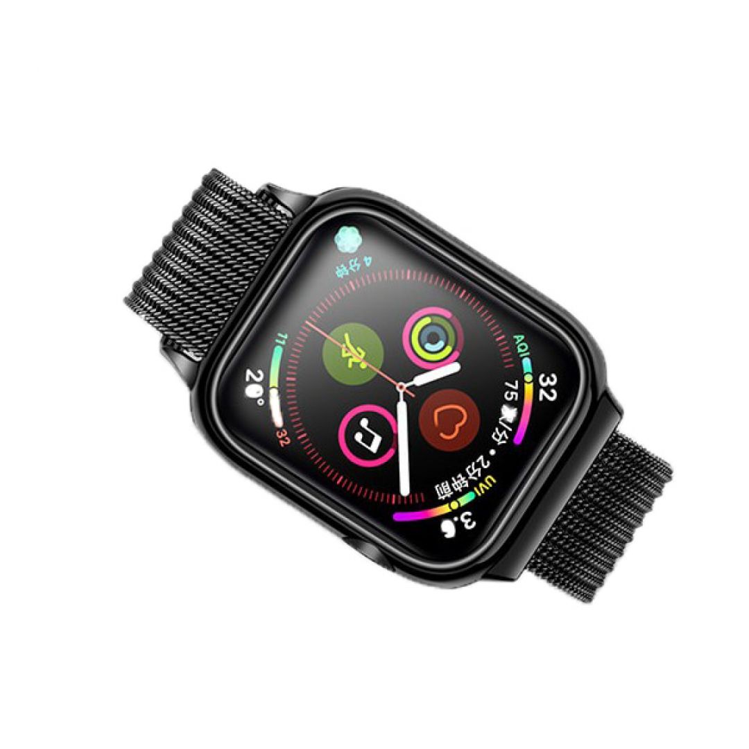 Usams ZB68IW1 Magnetic Loop Strap For Apple Watch 44mm Black